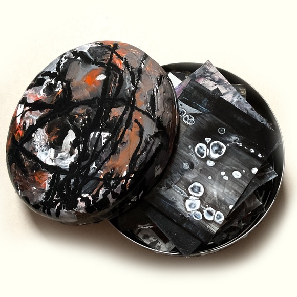 Junk Journal Pack 35+ Hand painted Pieces, Grunge Joy Collection 4- Limited Ed. - Picture 2 of 13